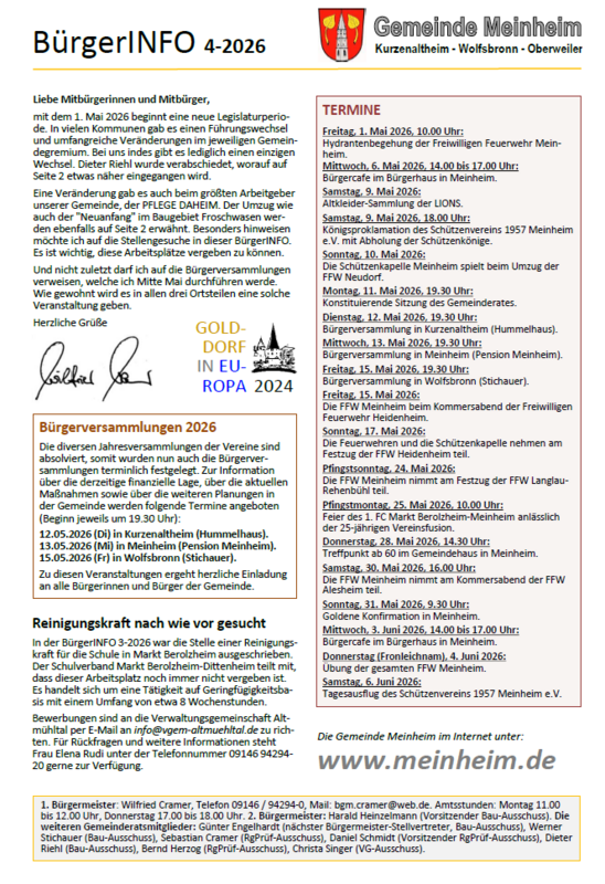 BürgerINFO 4-2026