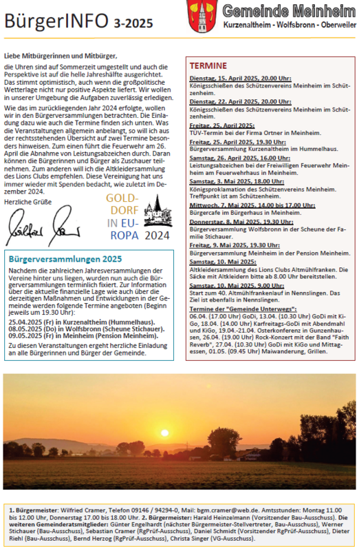 BürgerINFO 3-2025