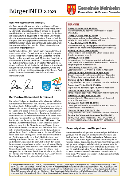 BürgerINFO 2-2023
